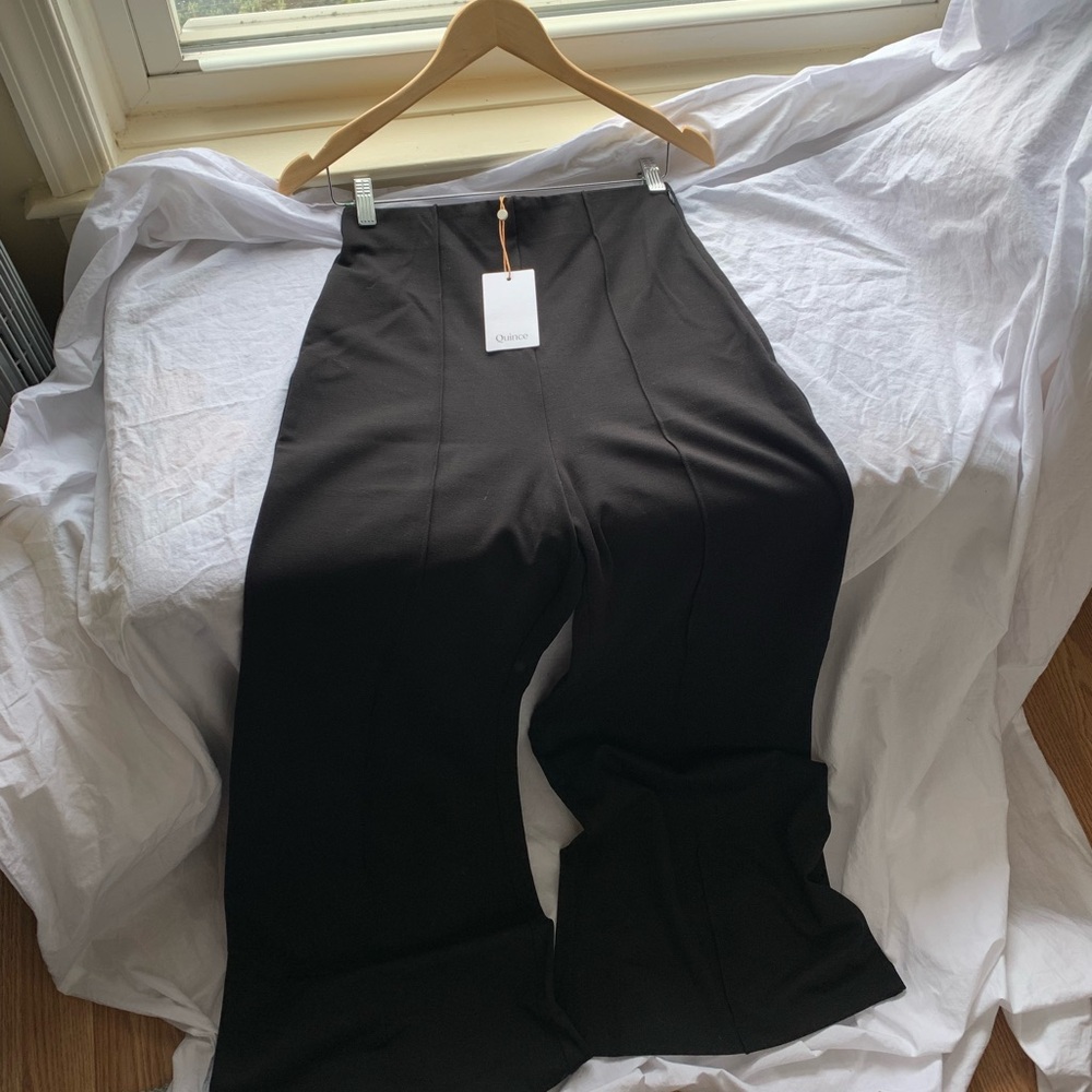 Ultra-Stretch Ponte Super Wide Leg Pants - Picture 6 of 15